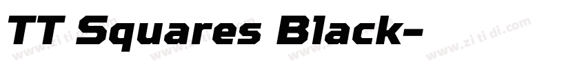 TT Squares Black字体转换 TT Squares Black字体转换